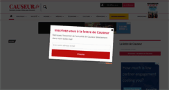 Desktop Screenshot of causeur.fr